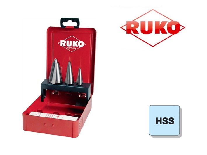 Conische Plaatboren Set HSS Ruko | dkmtools