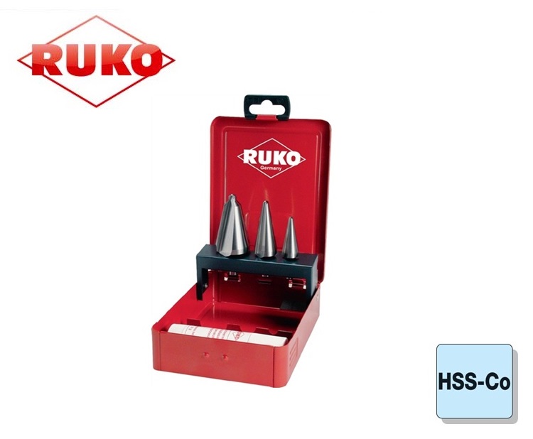 Conische Plaatboren Set HSSE Co 5 Ruko | dkmtools