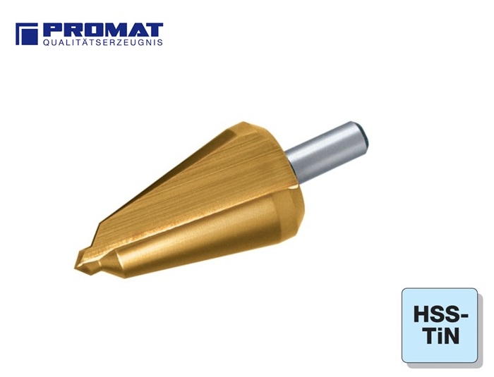 Conische Plaatboor HSS TiN Promat | dkmtools