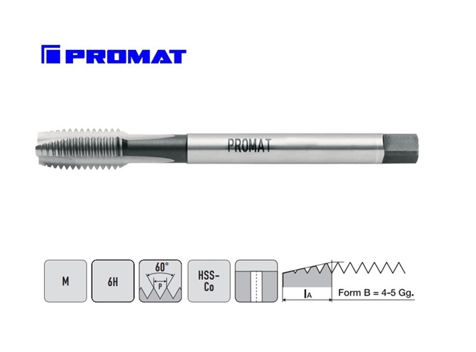 Machinetap HSS-Co vorm B DIN376 | dkmtools