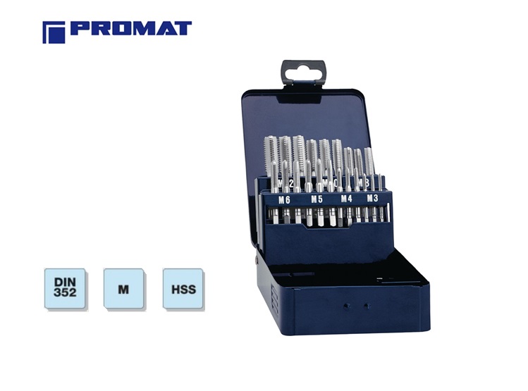 Promat Handdraadtapset DIN352 M3-M12 HSS | dkmtools