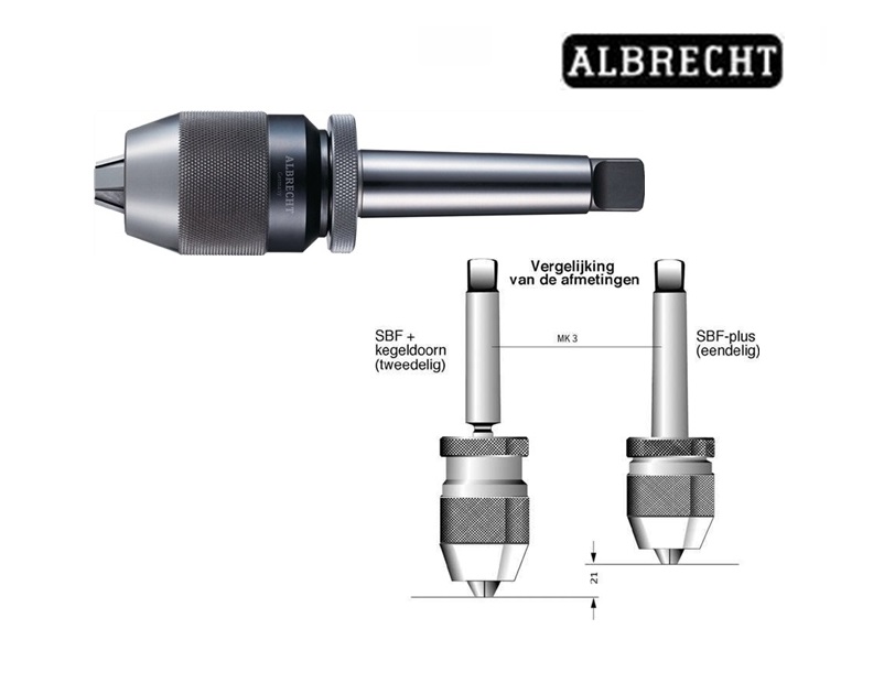 ALBRECHT Snelspanboorhouder SBF-plus | dkmtools