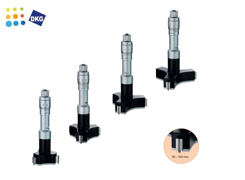 Driepunts Micrometer 50 - 100 mm | dkmtools