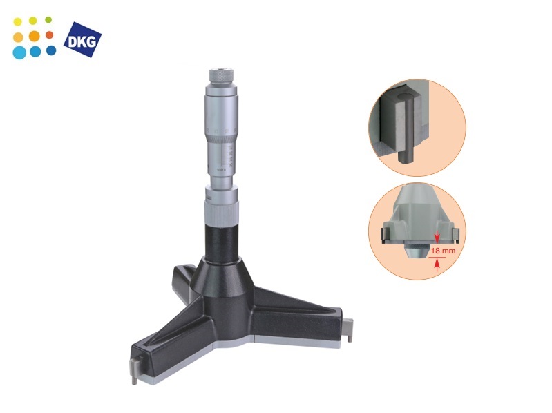 Driepunts Micrometer 100 - 350mm | dkmtools