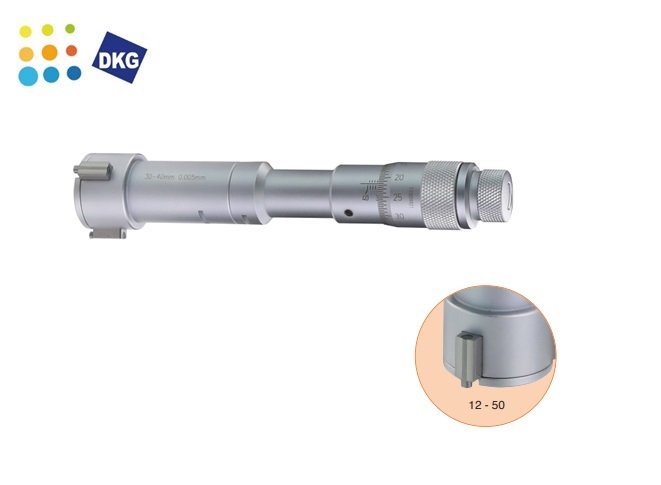 Driepunts Micrometer 12 - 50 mm | dkmtools