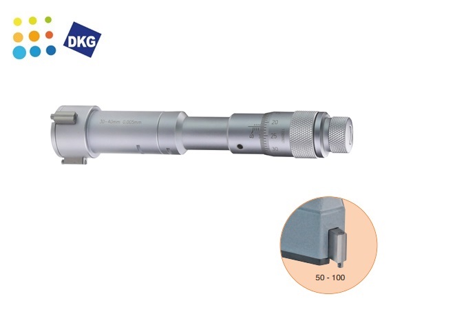 Driepunts Micrometer 50 - 100 mm | dkmtools