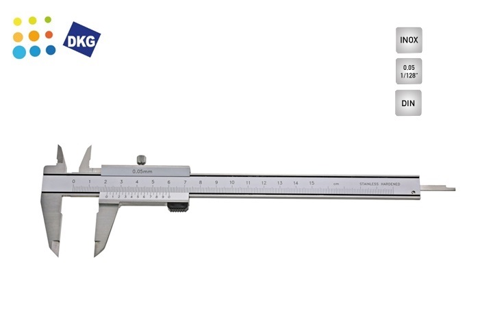 Schuifmaat met nonius 0,05mm Metrisch DIN 862 | DKMTools - DKM Tools