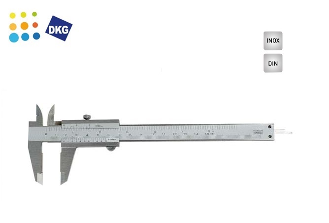 Schuifmaat met nonius Metrisch/inch DIN 862 | dkmtools