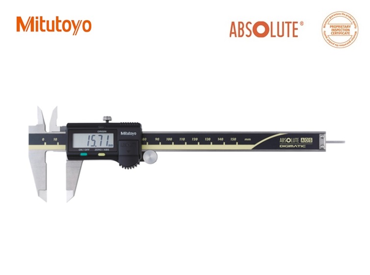 Absolute AOS Digimatic schuifmaat met rolknop | dkmtools