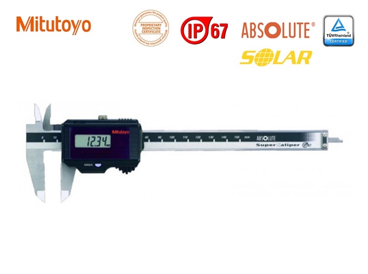 Absolute Digimatic Solar Schuifmaat IP67, Metrisch | dkmtools