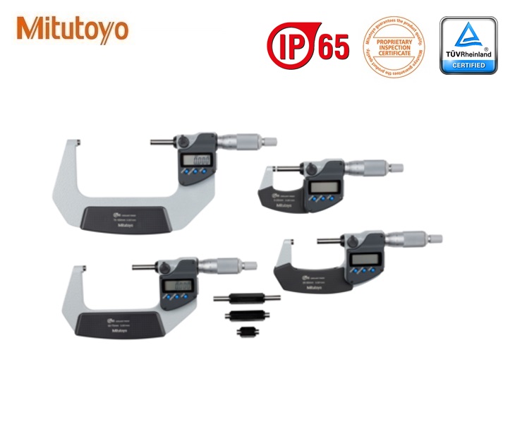 Digimatic buitenschroefmaten set IP65 Metrisch | dkmtools