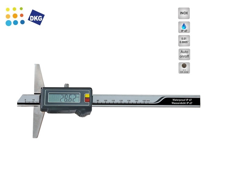 Digitale Diepteschuifmaat IP 67 DIN 862 | dkmtools