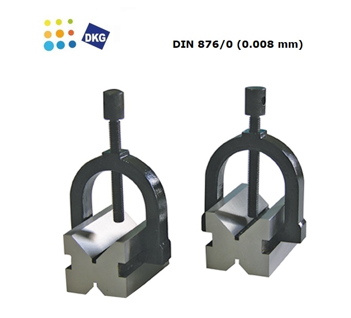 V-Blokken DIN 876-0 met spanbeugels | dkmtools