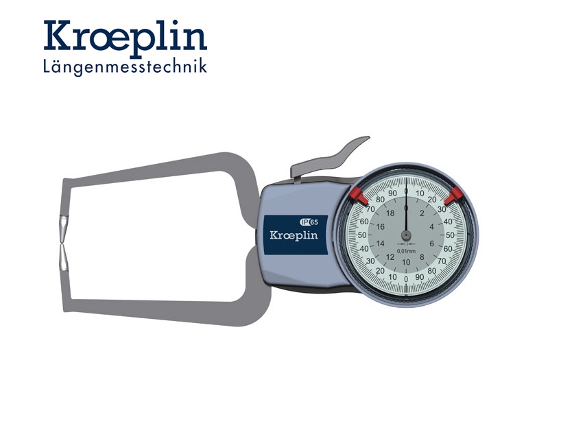 Analoge buitenmeter 0-20mm D220 | dkmtools