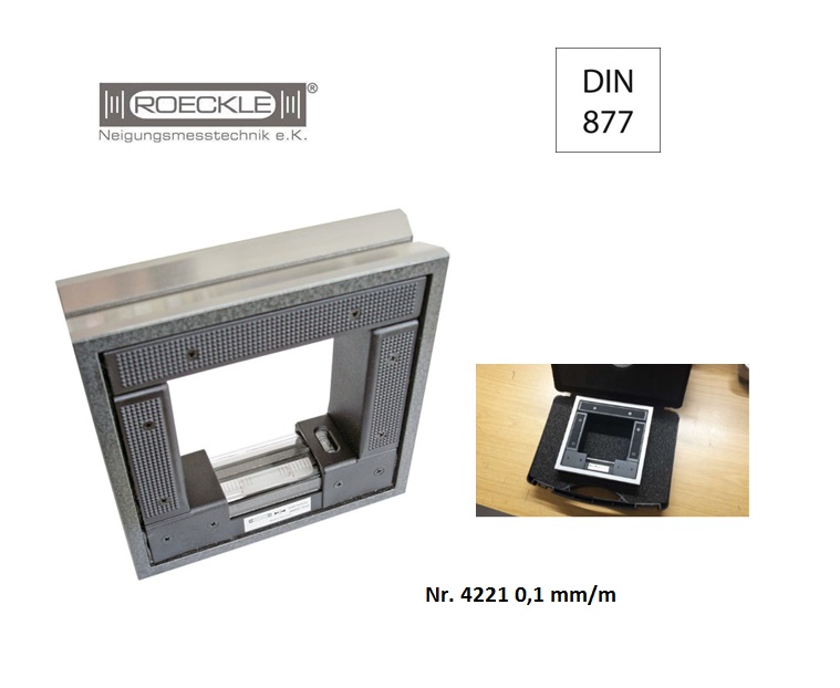 Raamwaterpas 4221 0.10 mm-m DIN 877 Koffer | dkmtools