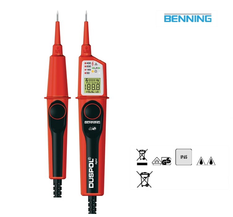 DUSPOL digitale spannings- doorgangstester | dkmtools