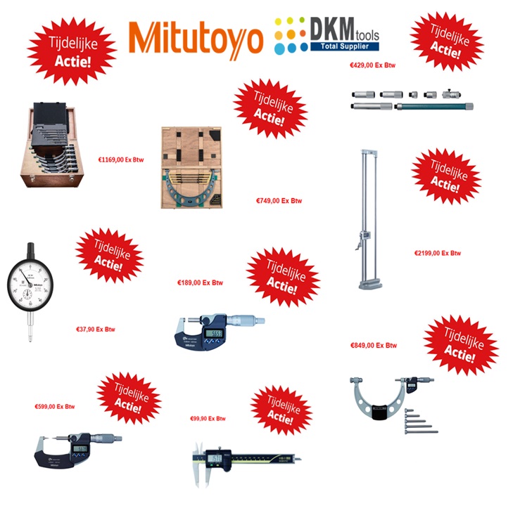 Mitutoyo Actie april-mei | dkmtools