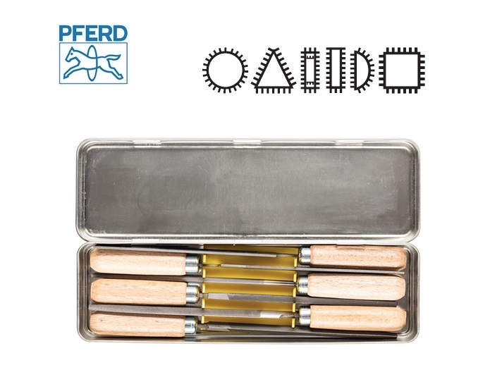 Pferd Sleutelvijl-set DIN 7283 A-F | dkmtools