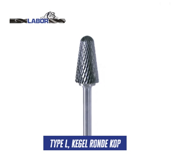 Stiftfrees HM Type L Kegel Ronde kop | dkmtools