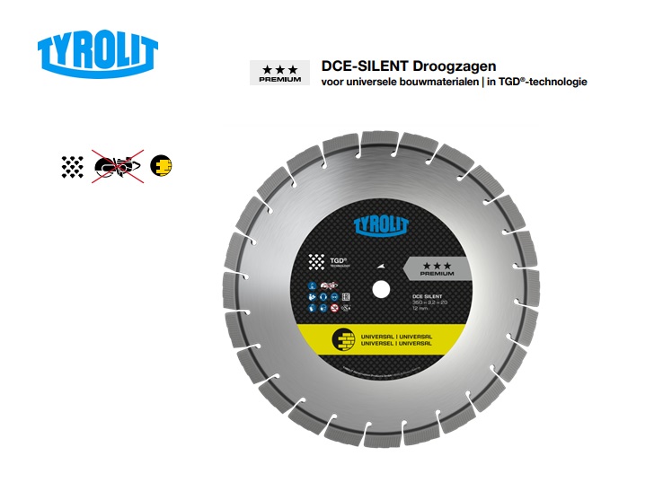 DCE-SILENT Droogzagen TGD-technologie | dkmtools