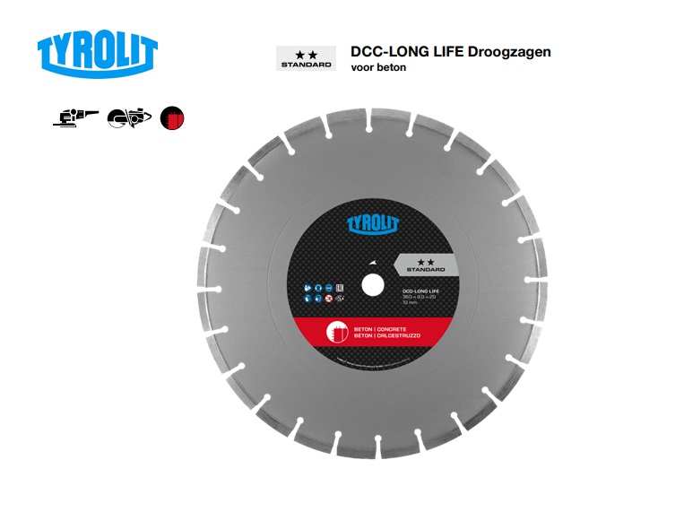 Droogzagen voor beton DCC-LONG LIFE | dkmtools