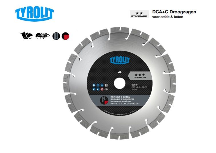 Droogzagen voor asfalt en beton DCA+C | dkmtools