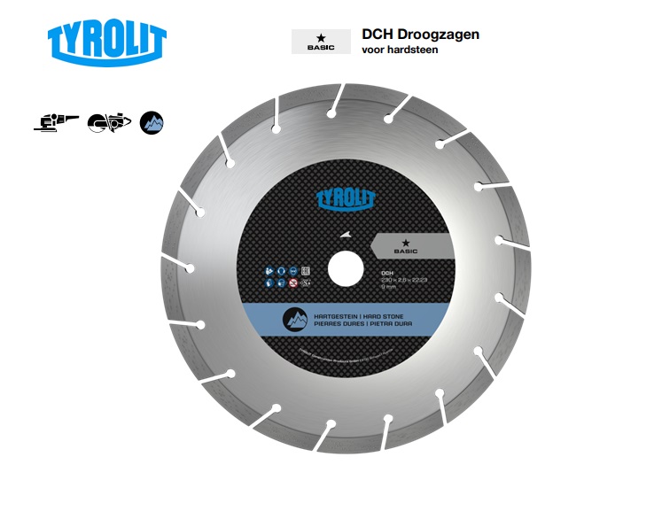 Droogzagen voor hardsteen DCH Basic | dkmtools