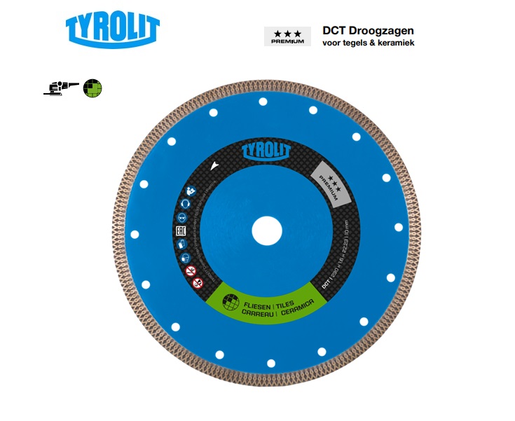 Droogzagen voor tegels en keramiek DCT | dkmtools