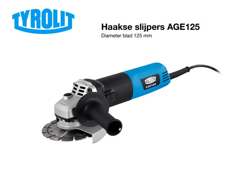 Haakse slijper AGE125 | dkmtools