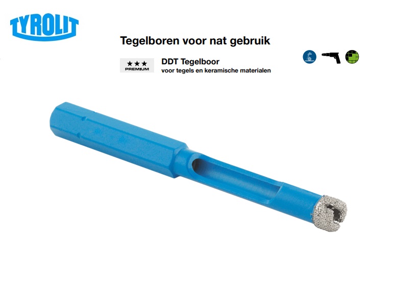 Tegelboor nat DDT | dkmtools