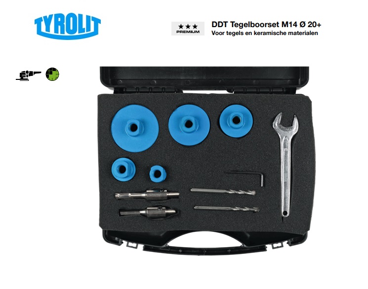 Tegelboorset DDT M14 | dkmtools