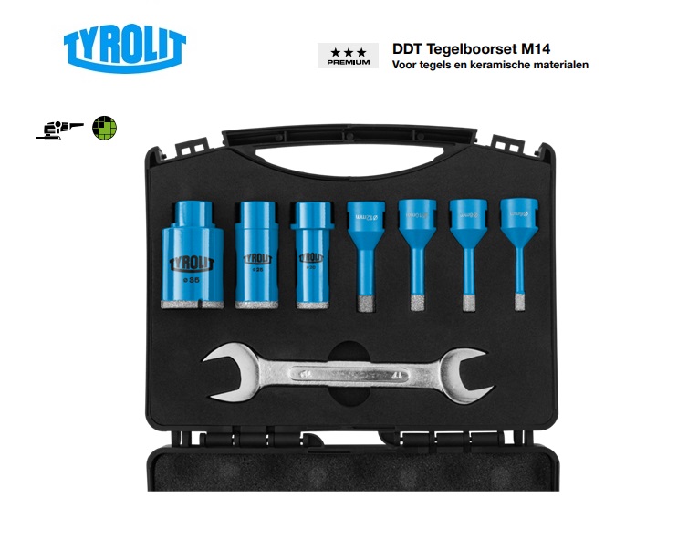 Tegelboorset DDT M14 | dkmtools