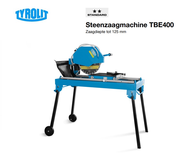 Steenzaagmachine TBE400 | dkmtools