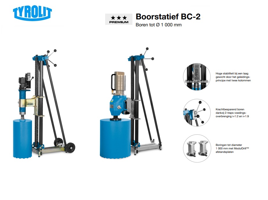 Boorstatief BC-2 lang | dkmtools