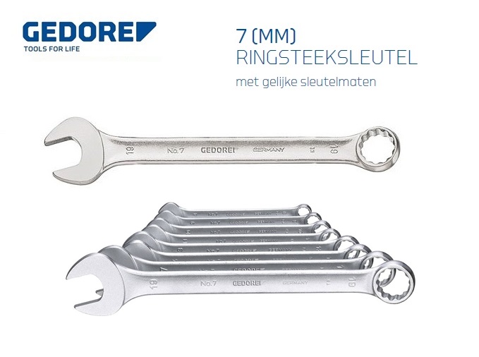 Ringsteeksleutels Gedore DIN 3113 vorm A | dkmtools