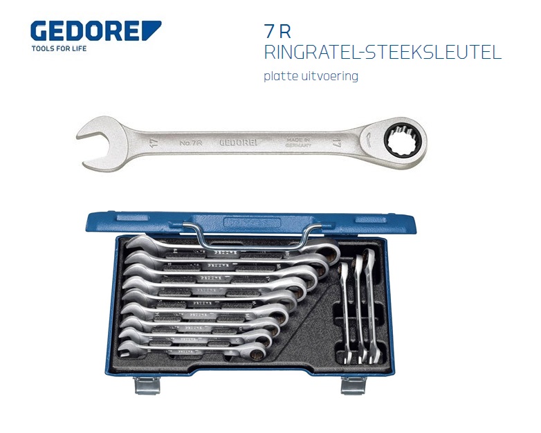 Gedore Ringratel-Steeksleutel 7R | dkmtools