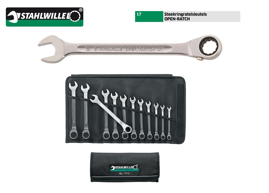 Stahlwille steek-ringratelsleutel 17 | dkmtools