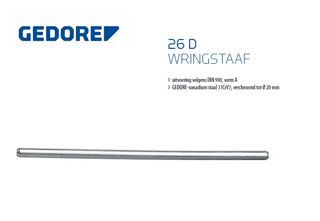 Gedore 26 D Wringstaaf | DKMTools - DKM Tools