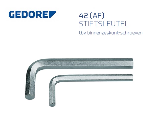 Gedore 42AF stiftsleutel zeskant | dkmtools