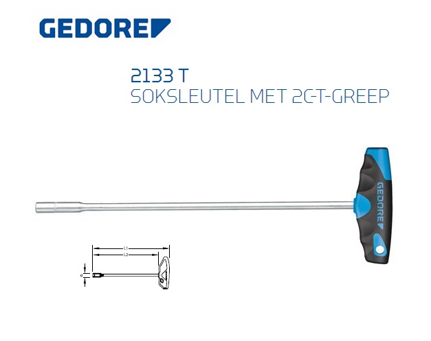 Gedore 2133 T Soksleutel | dkmtools