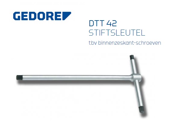 Gedore DTT 42 Stiftsleutel met T-greep | DKMTools - DKM Tools