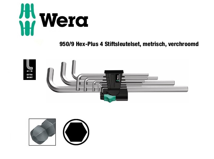 Wera 950 PKLS Inbussleutelset | dkmtools