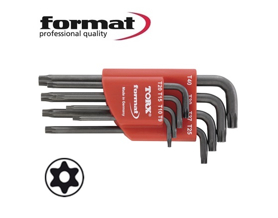 Inbussleutel TORX set met gat | dkmtools