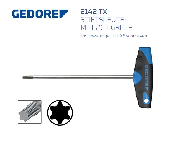 Gedore 2142 TX Stiftsleutel TORX | dkmtools