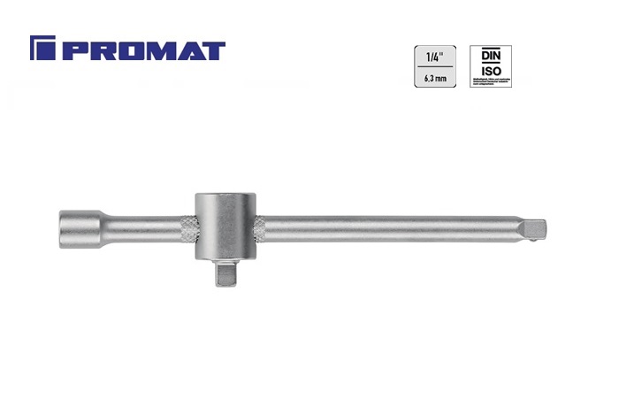 Greep met schuifstuk 6,3 mm Promat | dkmtools