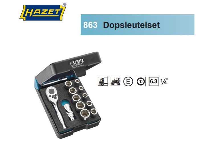 Hazet 863MC Dopsleutelset | dkmtools