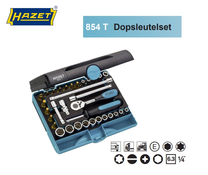 Hazet 854T Dopsleutelset | dkmtools