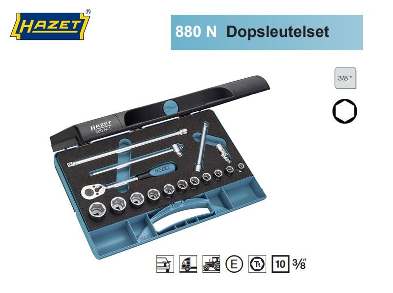 Hazet 880 N-1 Dopsleutelset | DKMTools - DKM Tools