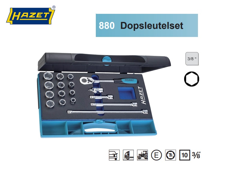 Hazet 880-17 Dopsleutelset | dkmtools