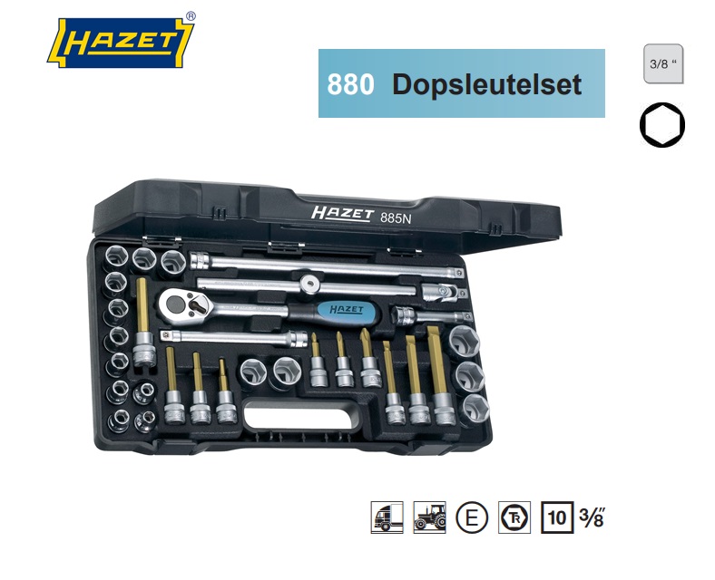 Hazet 885 N Dopsleutelset | dkmtools